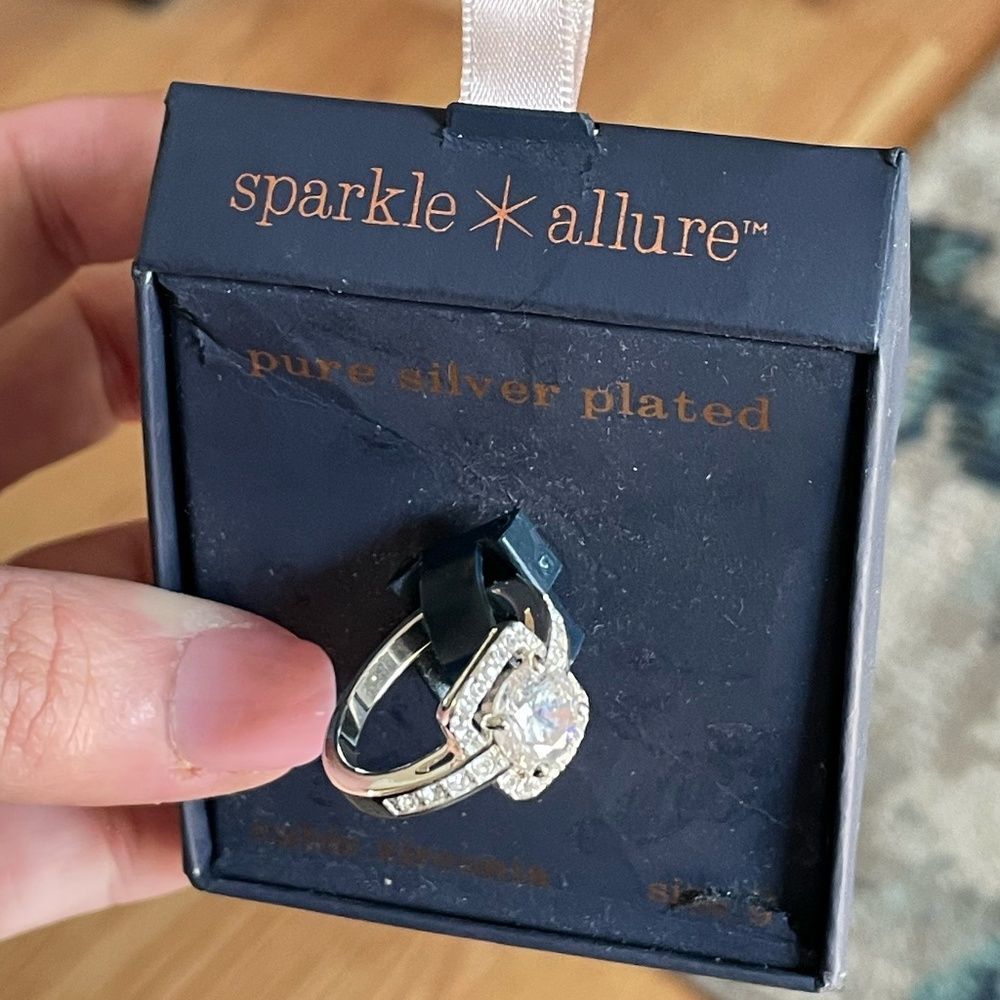 Silver Plated CZ Ring ✨💍 - Picture 5 of 6